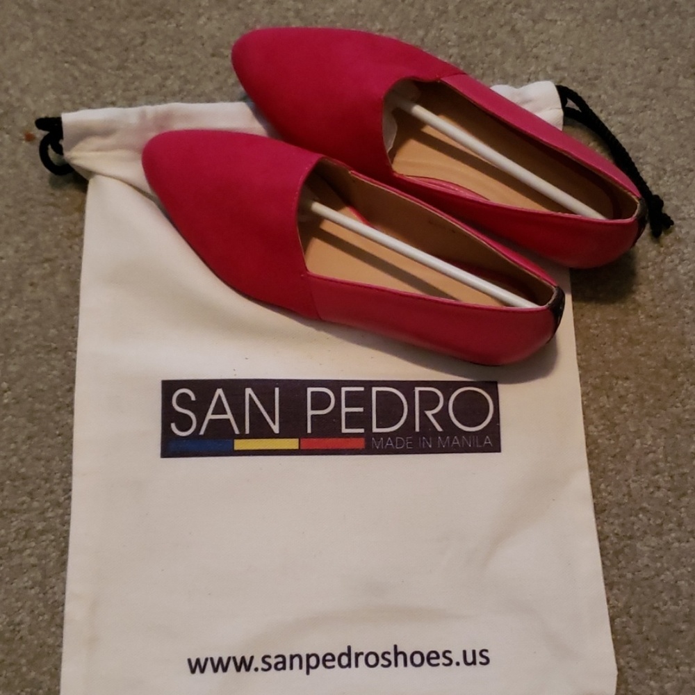 Hot Pink Flat Shoes